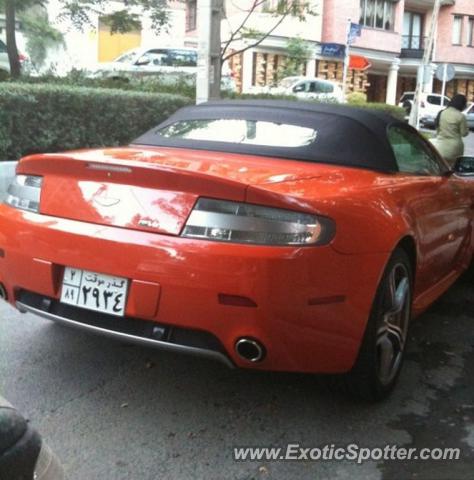 Aston Martin DB9 spotted in Tehran, Iran