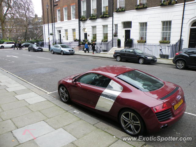 Audi R8 spotted in London, United Kingdom