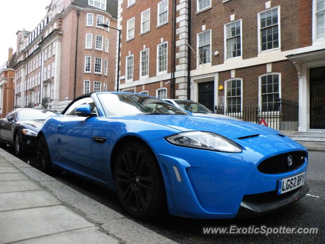 Jaguar XKR-S spotted in London, United Kingdom