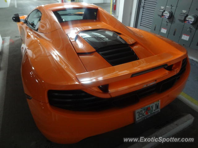 Mclaren MP4-12C spotted in Miami Beach, Florida