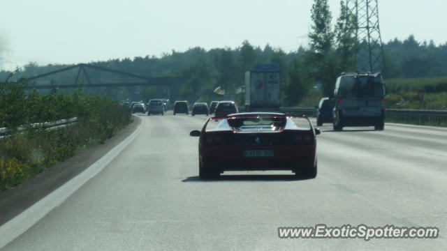 Ferrari F50 spotted in Highway, Germany