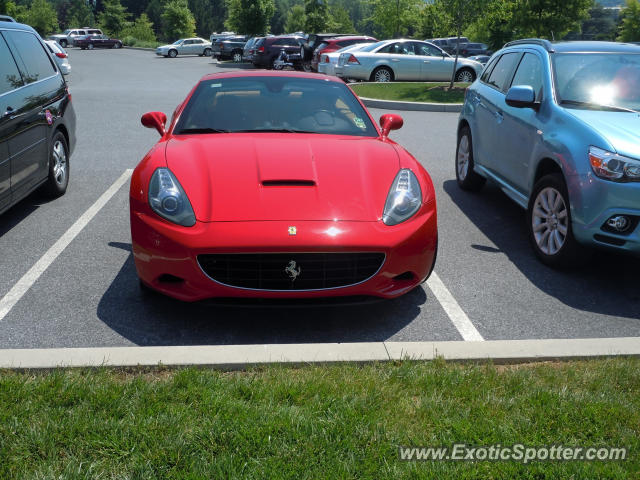 Ferrari California spotted in Hershey, Pennsylvania