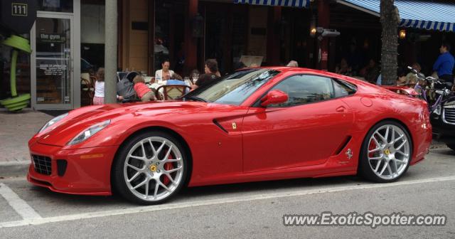 Ferrari 599GTB spotted in Delray Beach, Florida