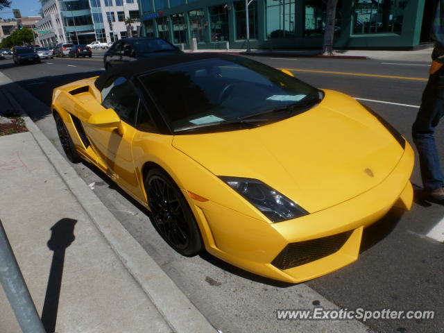 Lamborghini Gallardo spotted in Beverly Hills, California