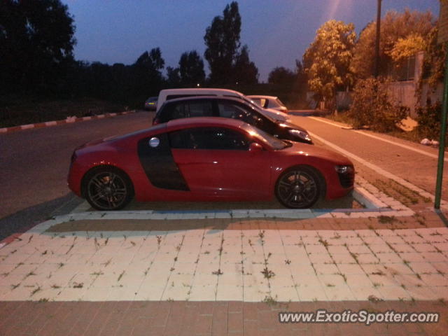 Audi R8 spotted in Kiryat ono, Israel