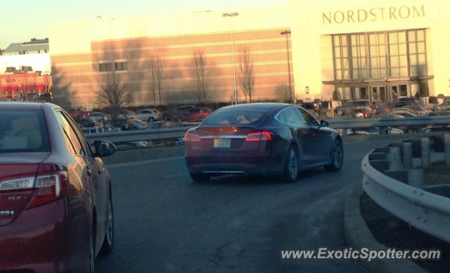 Tesla Model S spotted in Burlington, Massachusetts
