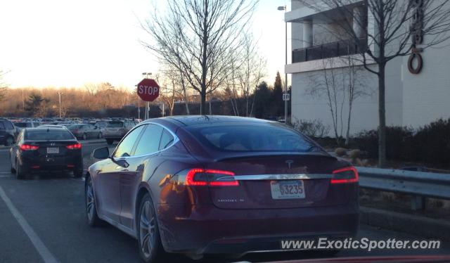Tesla Model S spotted in Burlington, Massachusetts