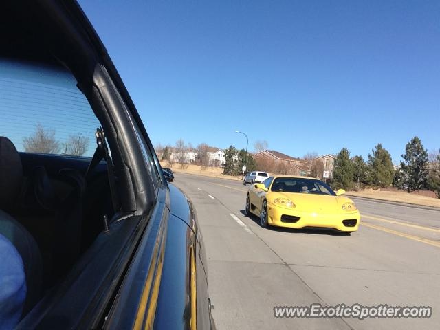 Ferrari 360 Modena spotted in Highlands ranch, Colorado