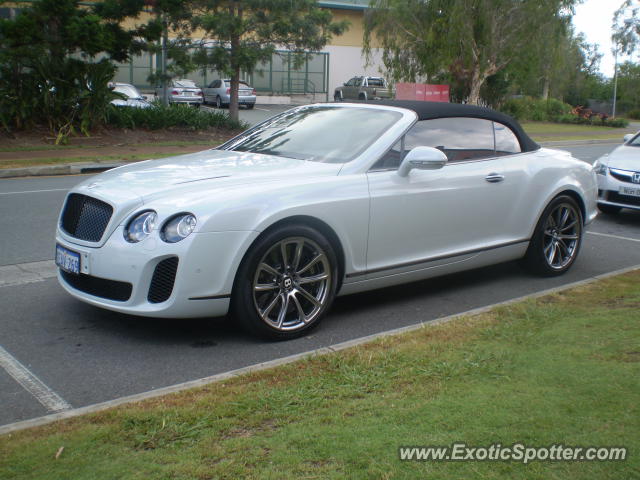 Bentley Continental spotted in Oxenford Gold Co, Australia