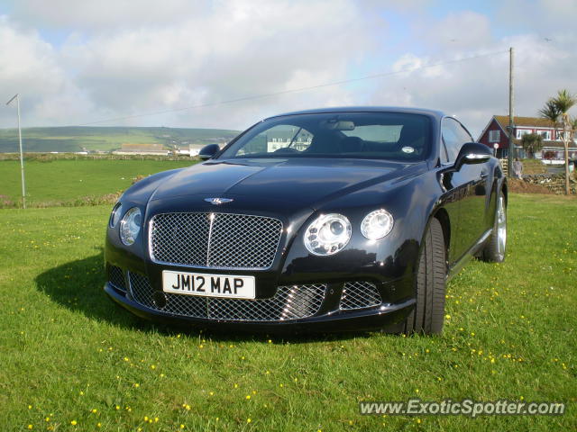 Bentley Continental spotted in TintagelCornwall, United Kingdom