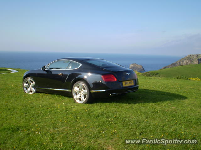 Bentley Continental spotted in TintagelCornwall, United Kingdom