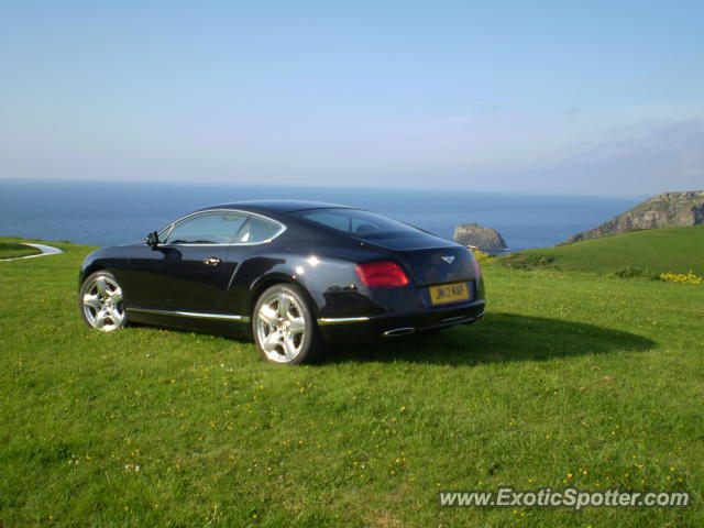 Bentley Continental spotted in TintagelCornwall, United Kingdom