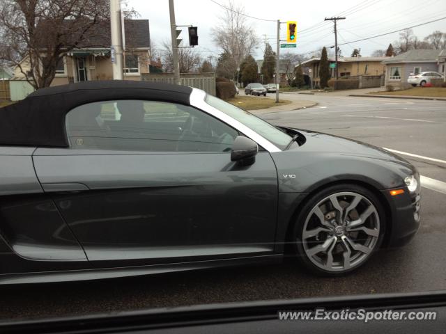 Audi R8 spotted in Hamilton, Canada