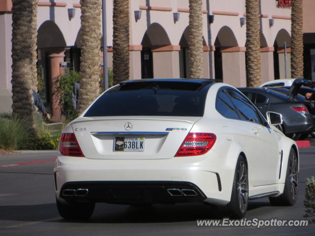 Mercedes C63 AMG Black Series spotted in Las Vegas, Nevada