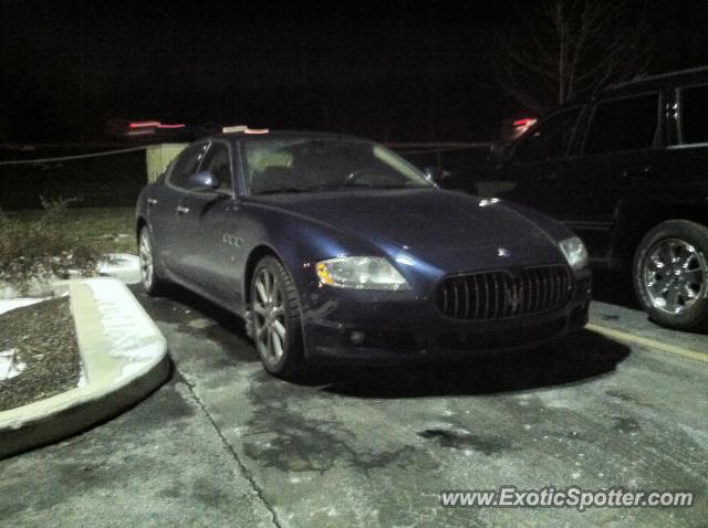 Maserati Quattroporte spotted in Indianapolis, Indiana