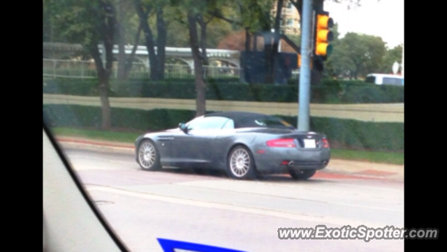 Aston Martin DB9 spotted in Dallas, Texas
