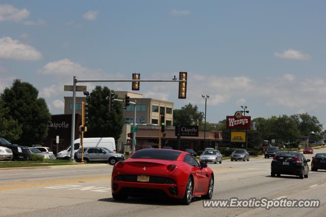Ferrari California spotted in Hinsdale, Illinois