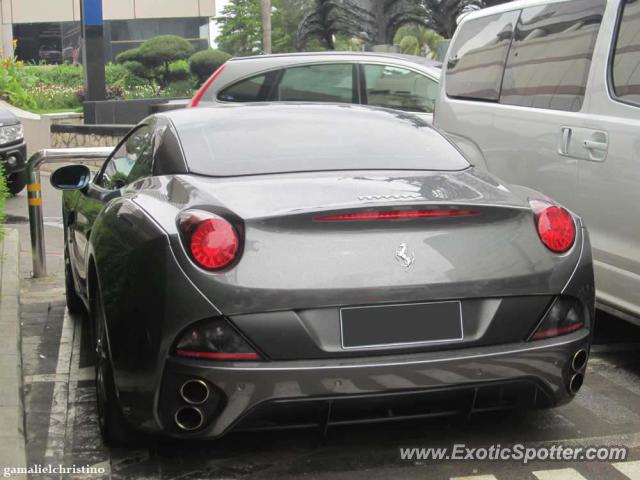Ferrari California spotted in Jakarta, Indonesia
