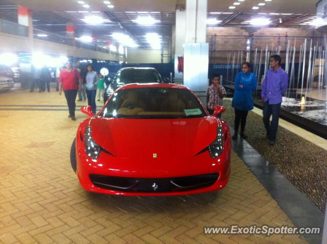 Ferrari 458 Italia spotted in Umhlanga, South Africa
