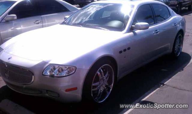 Maserati Quattroporte spotted in Las Vegas, Nevada