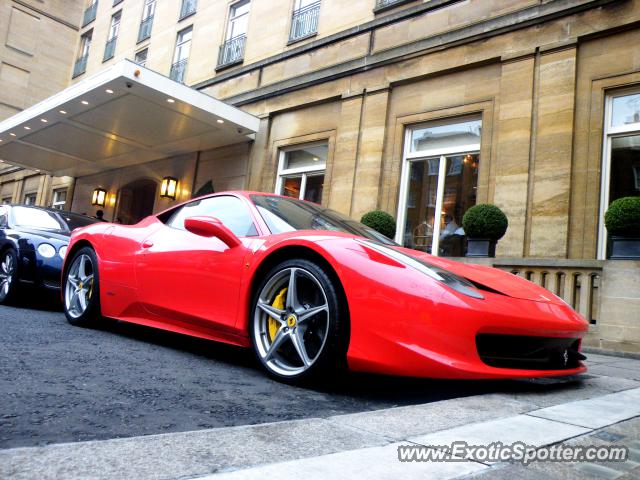 Ferrari 458 Italia spotted in London, United Kingdom