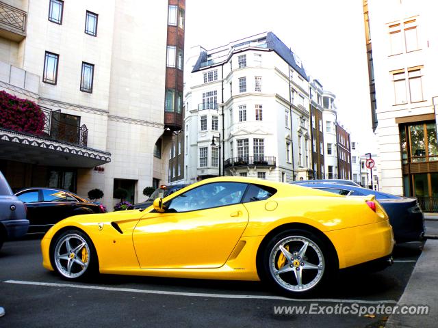 Ferrari 599GTB spotted in London, United Kingdom
