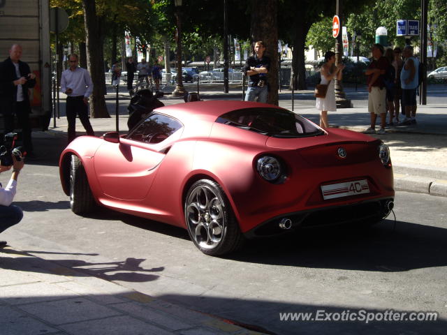 Alfa Romeo 4C spotted in Paris, France