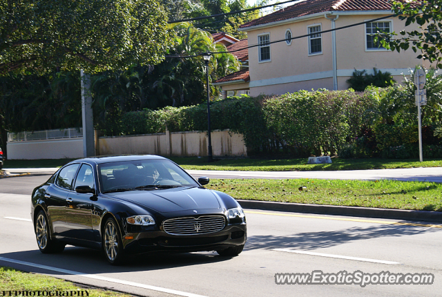 Maserati Quattroporte spotted in Coral Gables, Florida