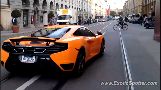 Mclaren MP4-12C spotted in Munich, Germany