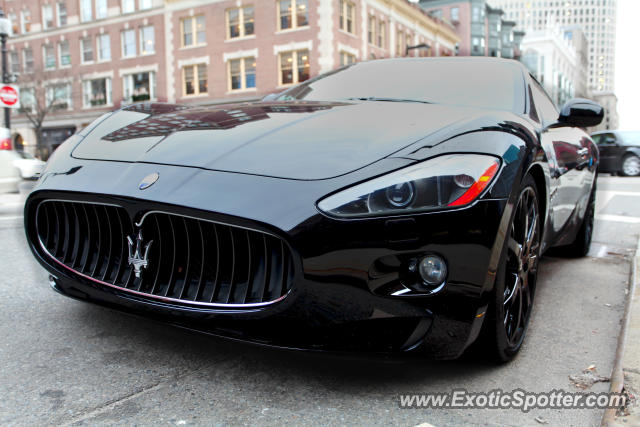Maserati GranTurismo spotted in Boston, Massachusetts