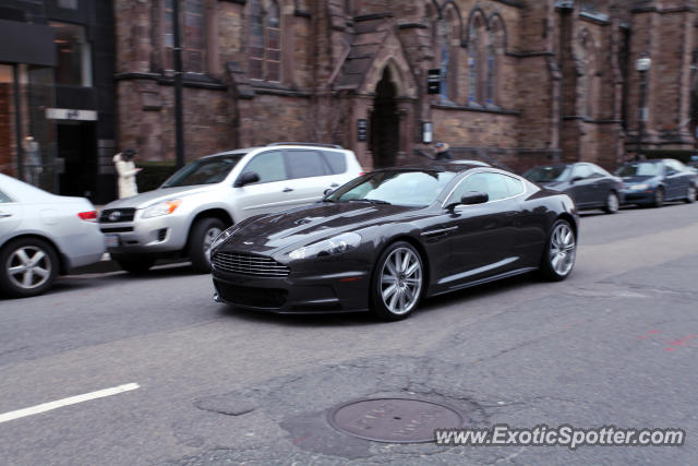 Aston Martin DBS spotted in Boston, Massachusetts