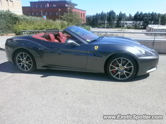 Ferrari California spotted in Bergamo, Italy