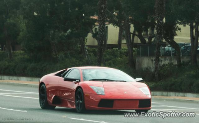 Lamborghini Murcielago spotted in Newport Beach, California