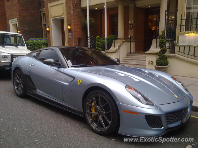 Ferrari 599GTO spotted in London, United Kingdom