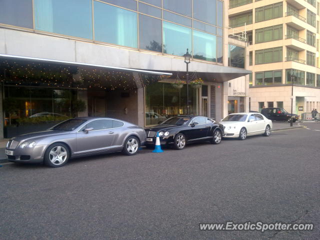 Bentley Continental spotted in London, United Kingdom