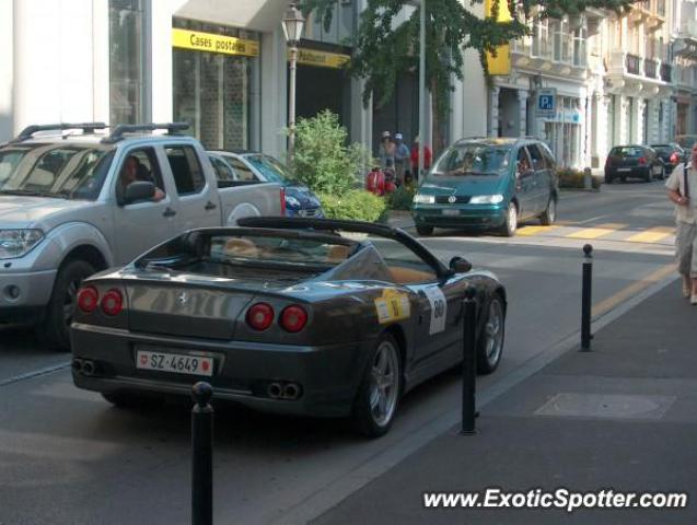 Ferrari 575M spotted in Montreux, Switzerland