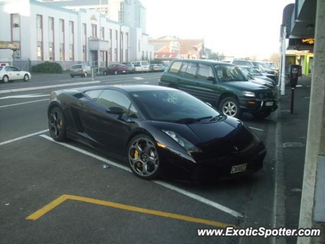 Lamborghini Gallardo spotted in Palmerston North, New Zealand