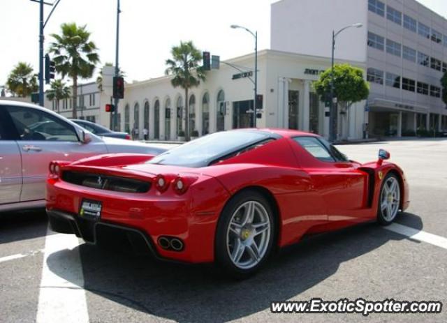 Ferrari Enzo spotted in Beverly Hills, California
