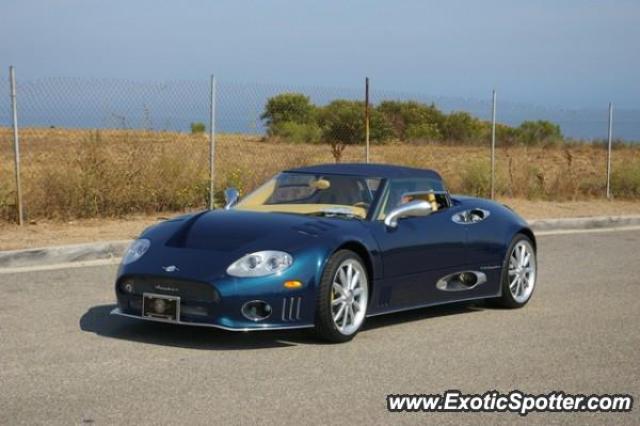 Spyker C8 spotted in Malibu, California