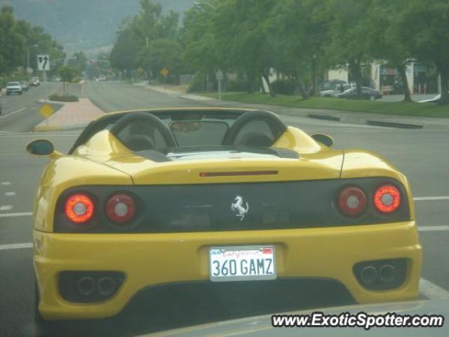 Ferrari 360 Modena spotted in Santa Margarita, California
