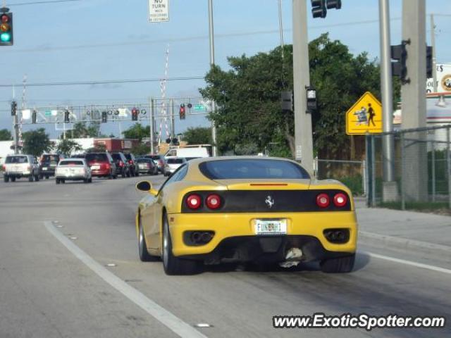 Ferrari 360 Modena spotted in Pompano Beach, Florida