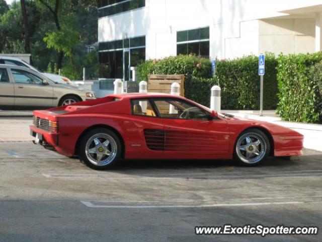 Ferrari Testarossa spotted in Woodland Hills, California