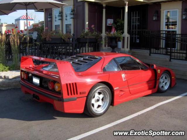 Ferrari F40 spotted in Bolton, Canada