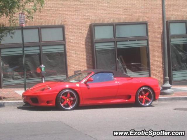 Ferrari 360 Modena spotted in Washigton DC, Washington