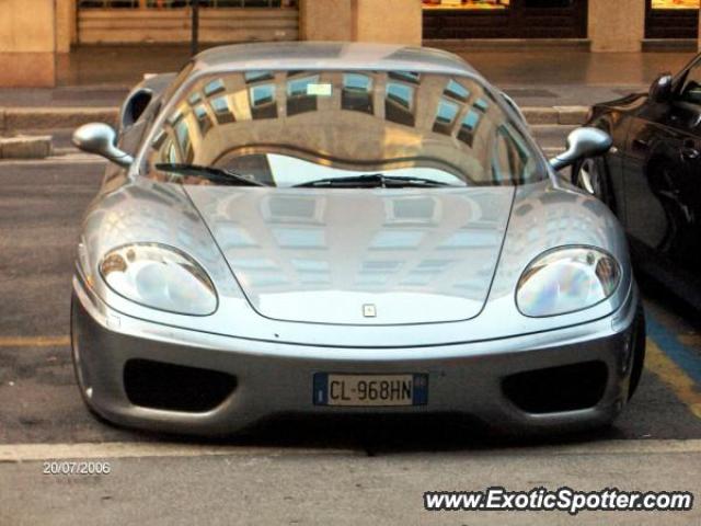 Ferrari 360 Modena spotted in Milan, Italy