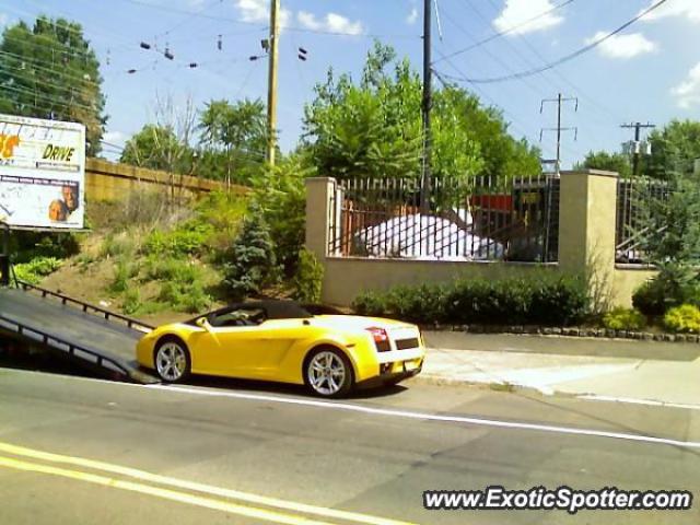 Lamborghini Gallardo spotted in Elizabeth, New Jersey
