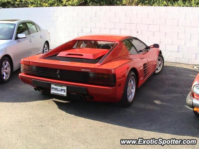 Ferrari Testarossa spotted in Newport, California