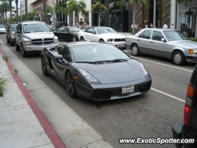 Lamborghini Gallardo spotted in Beverly Hills, California