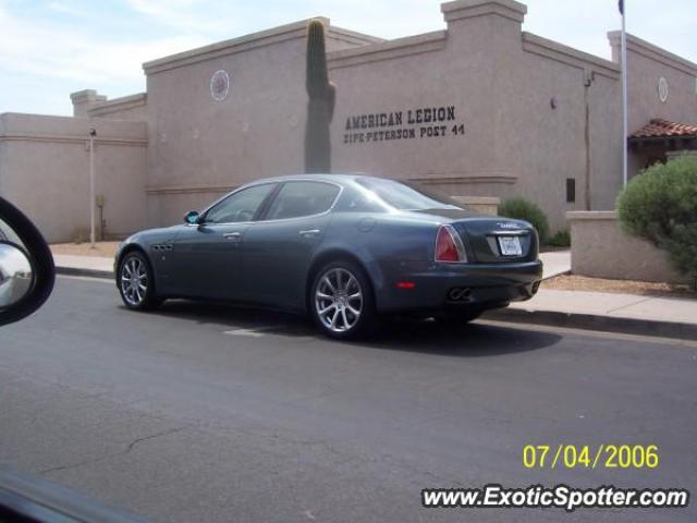 Maserati Quattroporte spotted in Scottsdale, Arizona