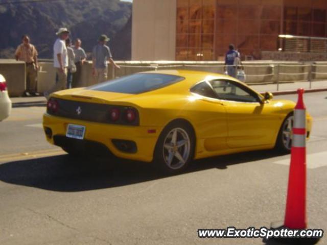 Ferrari 360 Modena spotted in Boulder city, Nevada